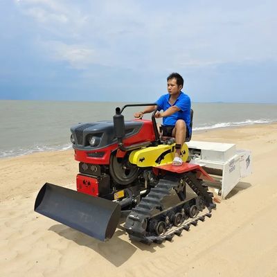 1000mm クリーニング 幅 アルカリククリーニング プロセスの トラクターによるビーチ クリーニング マシン