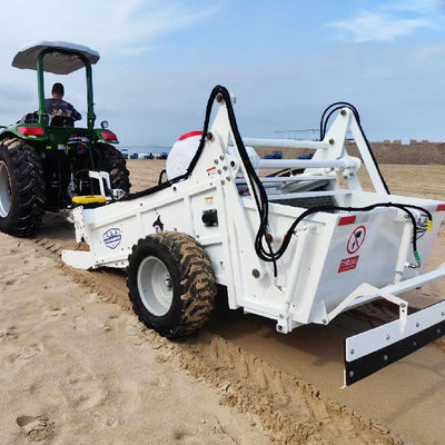 60HP トラクターアタッチメントビーチクリーナー ウォークバックサンディエリアクリーニングマシン