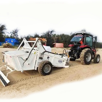 80HP トラクターアタッチメント アルカリククリーニング メンテナンスのための鋼筋ビーチクリーナーマシン