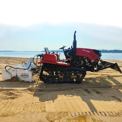 800KG ビーチサンドクリーニングマシン スウェーバー トラクター ステンレス スチールスクリーン素材